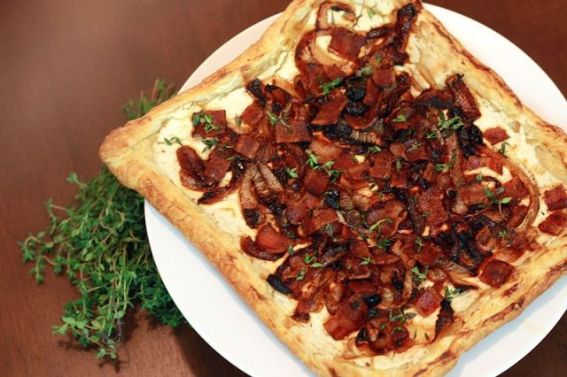 Honey Roasted Onion Tart